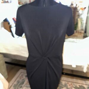 Lark & Ro Black Knotted Dress